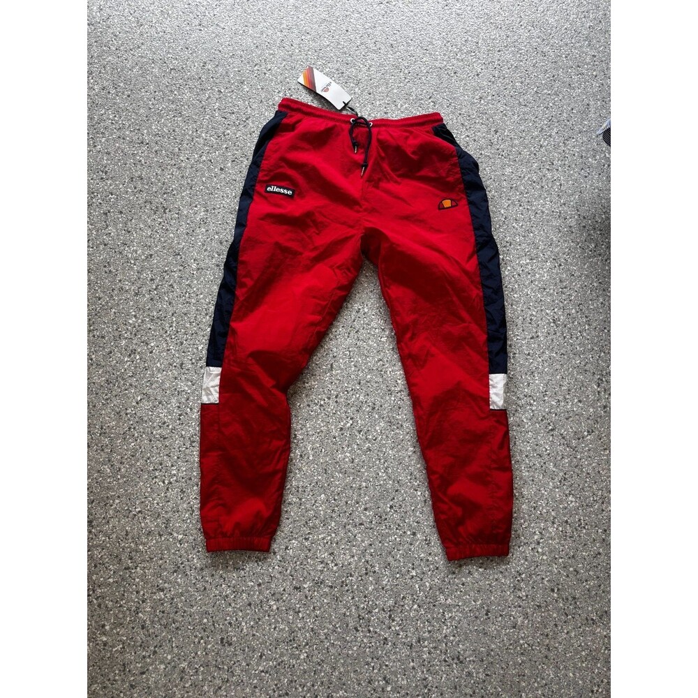 Ellesse Tennis Red Track Pants NWT size Small